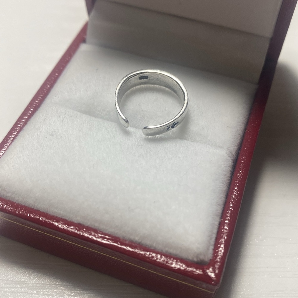 Sterling Silver Star Toe Ring - Picture 2 of 3